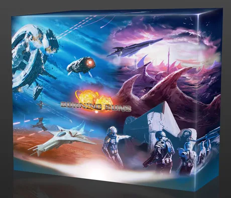Burning Suns - Box cover (quick rendering)